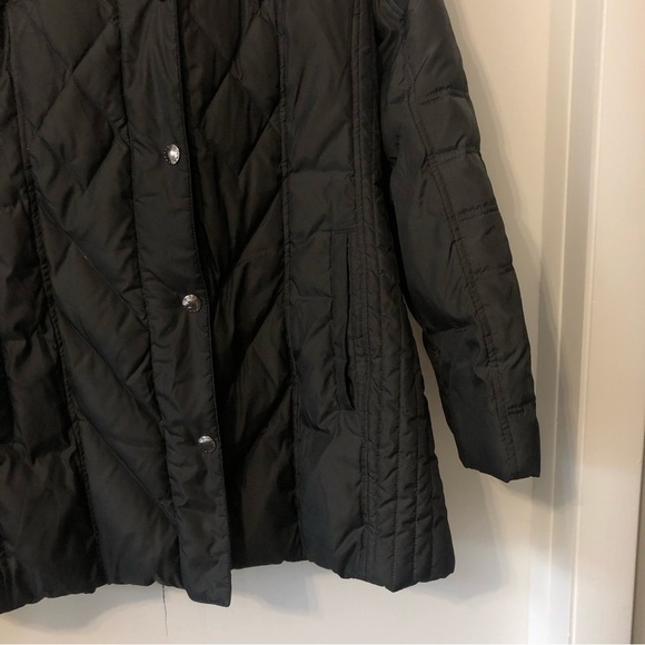 London Fog Hooded Winter Coat Black XL - Picture 3 of 9